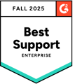 G2 Best Support award — Sesame Software